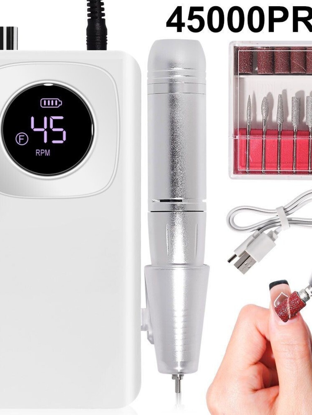 DIY Manicures Made Easy This 45000RPM Nail Drill Is Perfect for Beginners